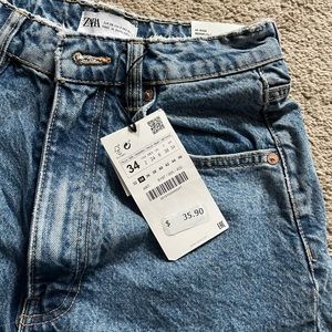 Zara Mom Fit Shorts